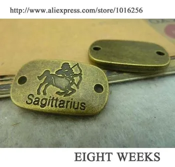 

Zinc alloy pendant jewelry accessories diy handmade material charms sagittarius cohesion