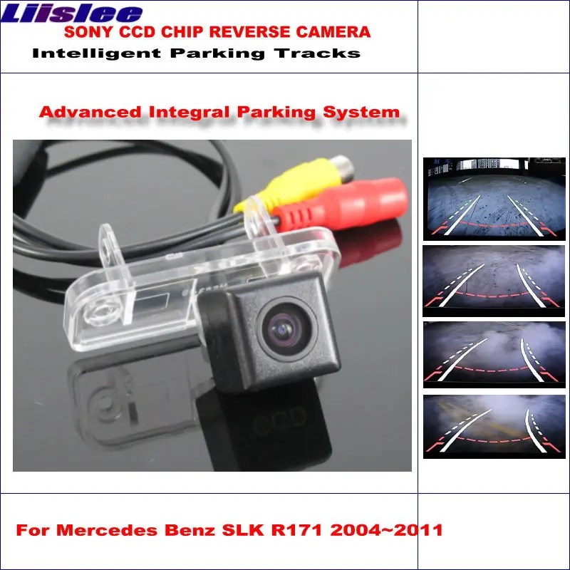 

Liislee HD CCD SONY Rear Camera For Mercedes Benz SLK R171 Intelligent Parking Tracks Reverse Backup / NTSC RCA AUX