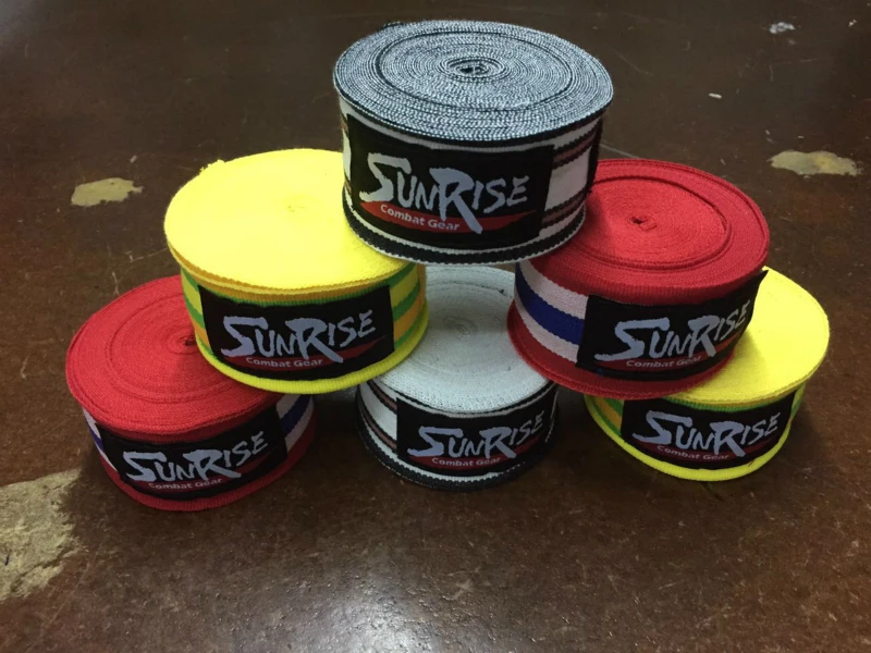 

2pcs/roll Width 5cm Length 4M Cotton Sports Strap Boxing Bandage Sanda Muay Thai MMA Taekwondo Hand Gloves Wraps