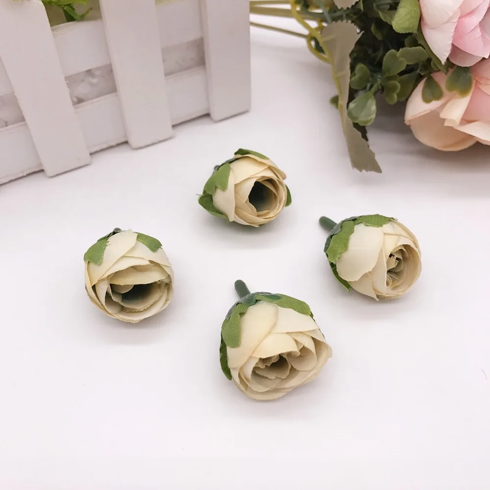 10pcs-batch-2cm-wedding-party-home-decoration-wreath-DIY-scrapbooking-crafts-small-artificial-tea-rose-bud(9)