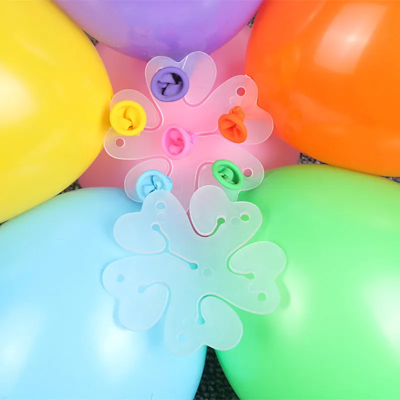 10 шт. цветки из шаров клип балон Globos Flor воздушные шарики для украшения Аксессуары Слива зажим практичный фольга зажим для воздушных шариков зажим
