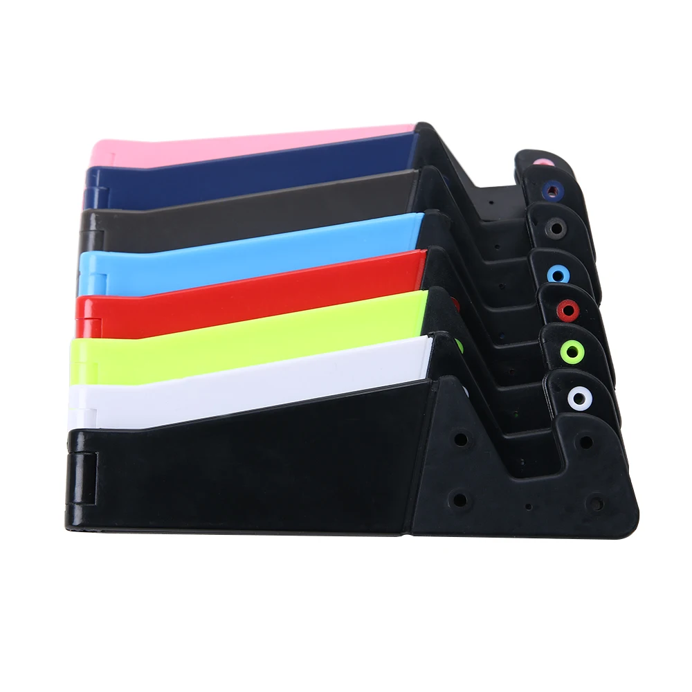 V-образная универсальная Складная подставка для мобильного телефона, держатель для смартфона, планшета, регулируемый держатель для телефона, случайный цвет