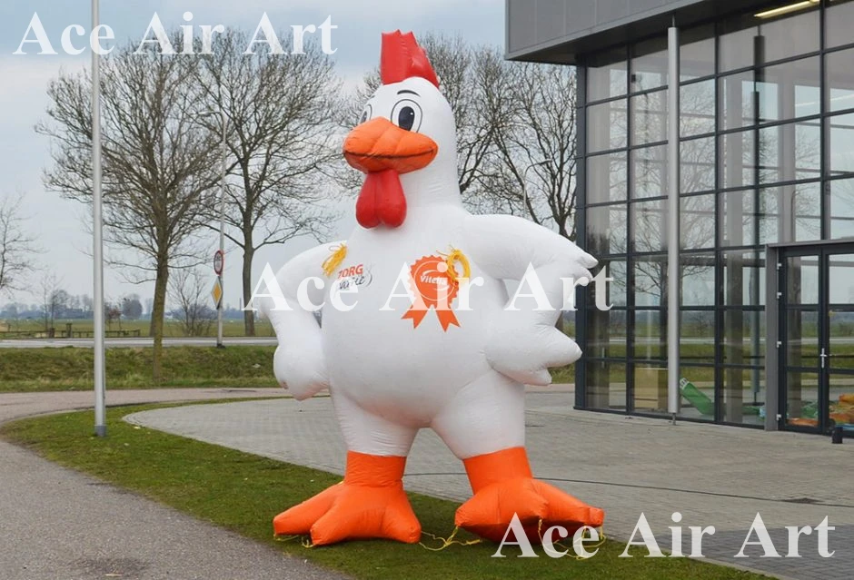 

custom made giant chicken inflatable rooster for outdoor advertising decoration