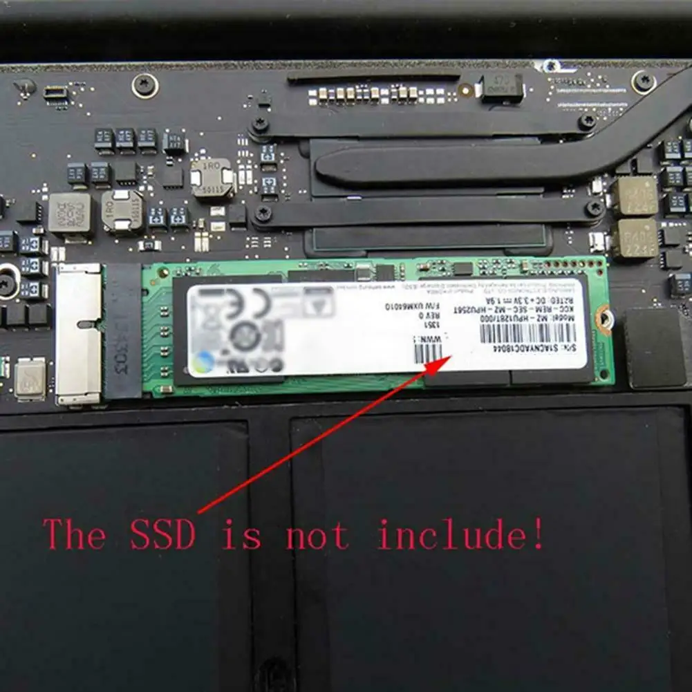 NVMe PCIe M.2 M ключ SSD адаптер карты расширения поддержка PCI Express 3,0X4 для Macbook Air 2013