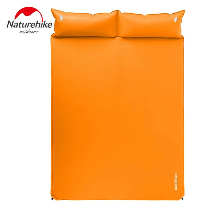 

Double Automatic Inflatable Camping Mat With Pillow 4 Colors 1850x1300x25mm Moisture-proof Tent Bed Laybag Sleeping Mat