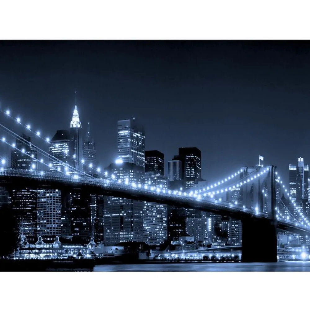 

DIY Brooklyn Bridge Night View Diamond Painting Wall Pictures for Living Room