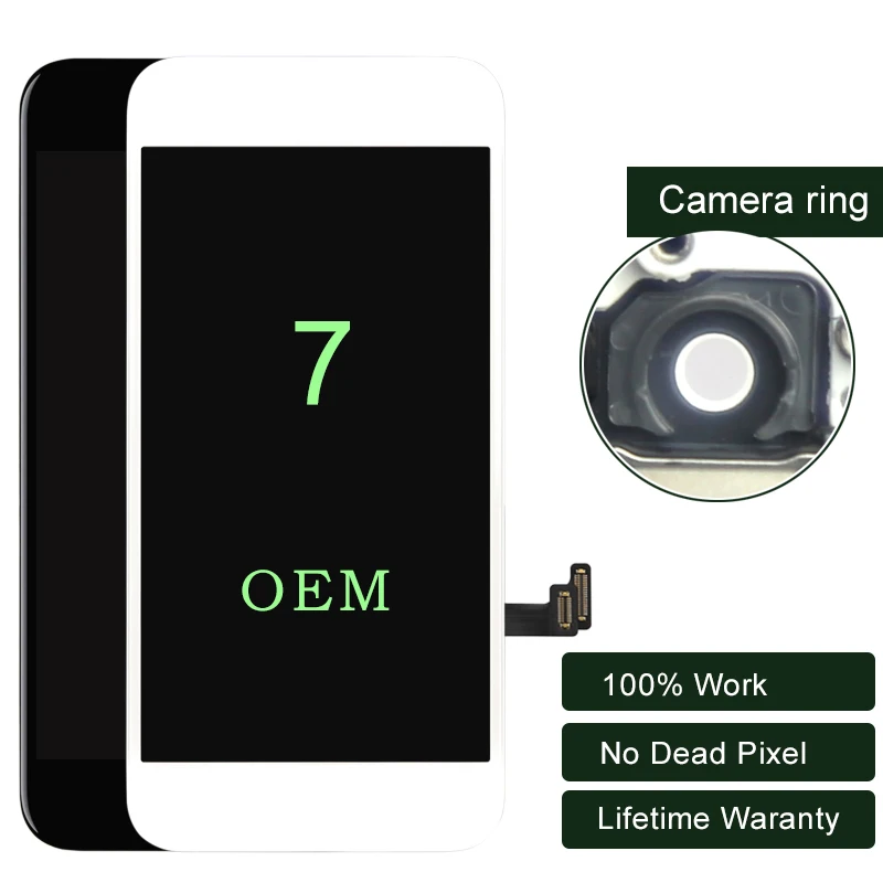 Премиум 5 шт для iphone 7 LCD дисплей OEM с сенсорным экраном дигитайзер черный и белый 7G