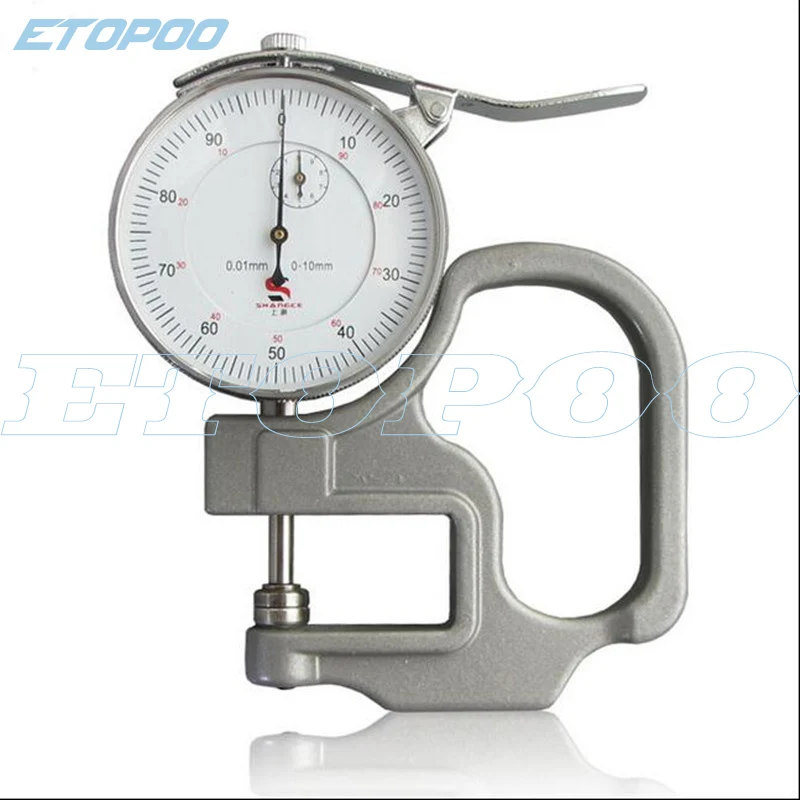 0 10mmx30mmx0.01mm Tube Thickness Gauge, dial thickness gauge for pipe