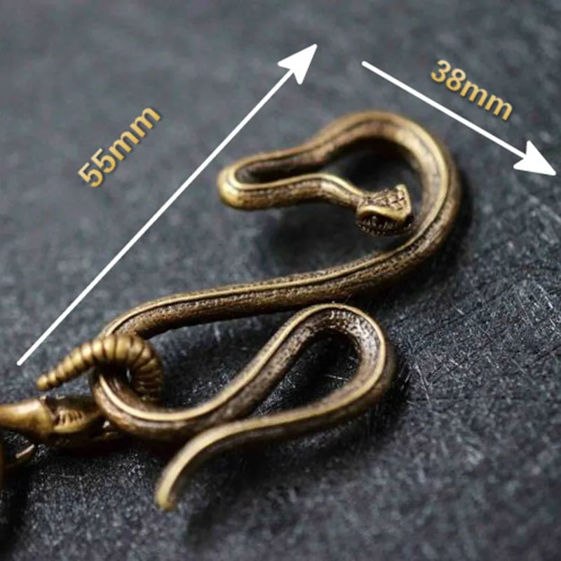 LLavero de serpiente para hombre, joyería, chapeiro Vintage, Llaveros Sleutelhanger, Llaveros, encanto, regalo de cumpleaños, llavero, accesorios Porte Clef