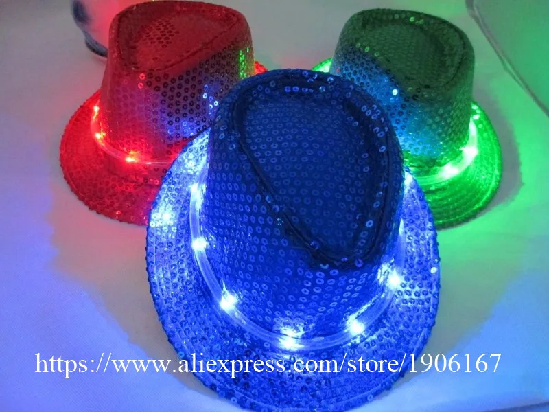 New Fashion Glow in Dark Light Up LED Hat Baseball Caps Luminous Holiday Hat Unisex07