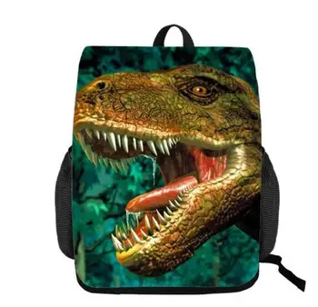 

3D Animal Tyrannosaurus pattern World Park Schoolbag Jurassic Dinosaur Backpack knapsack Toys Gift For Child Travel BookBag