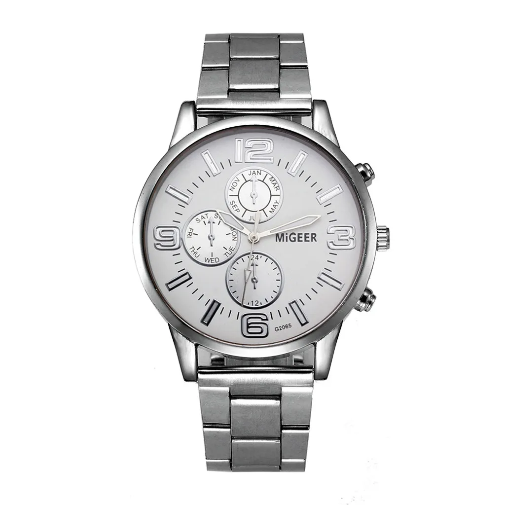 

New Fashion Men Watches Women Luxury Brand Stainless Steel Bracelet Watches Dress Quartz Watches Ladies Clock Montre Femme #B