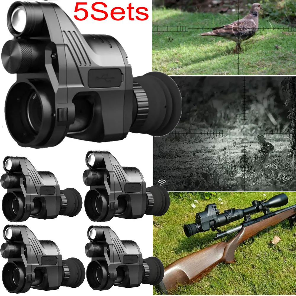 

5PCS PARD NV007 Night vision riflescope monocular Tactical Rifle Scope HD IR Camera Wifi monocular day night hunting telescope