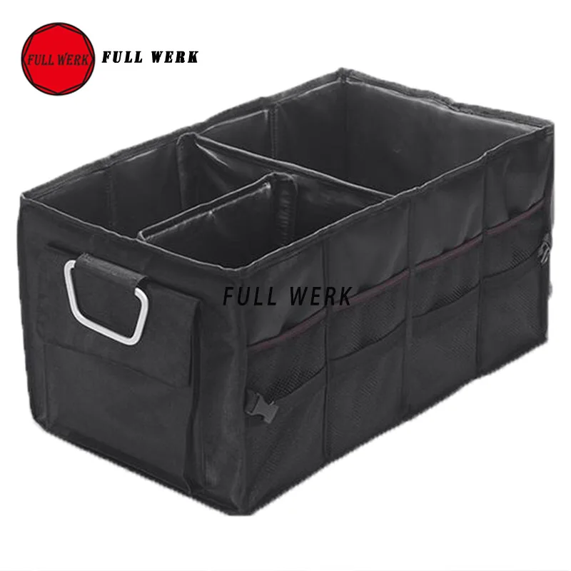 

1 PC Car Trunk Organizer Box Folding Storage Bag Oxford Cloth Car Organiser for Auto Accessories Stowing Tidying Collapsible Bag