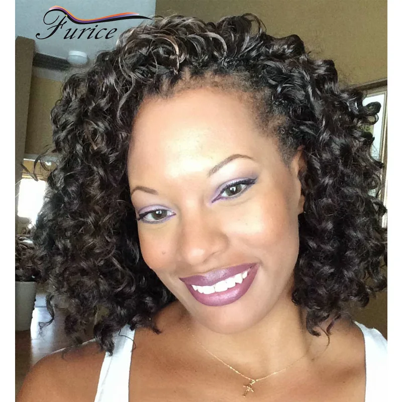 Ombre Twist Braiding Hair 8 Inch Wand Curl Crochet Hair Extensions