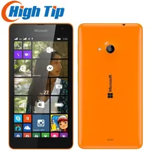 Разблокированный Nokia Lumia 535 четырехъядерный мобильный телефон с двумя sim-картами 5," сенсорный экран 5Мп камера 3g окно мобильный телефон