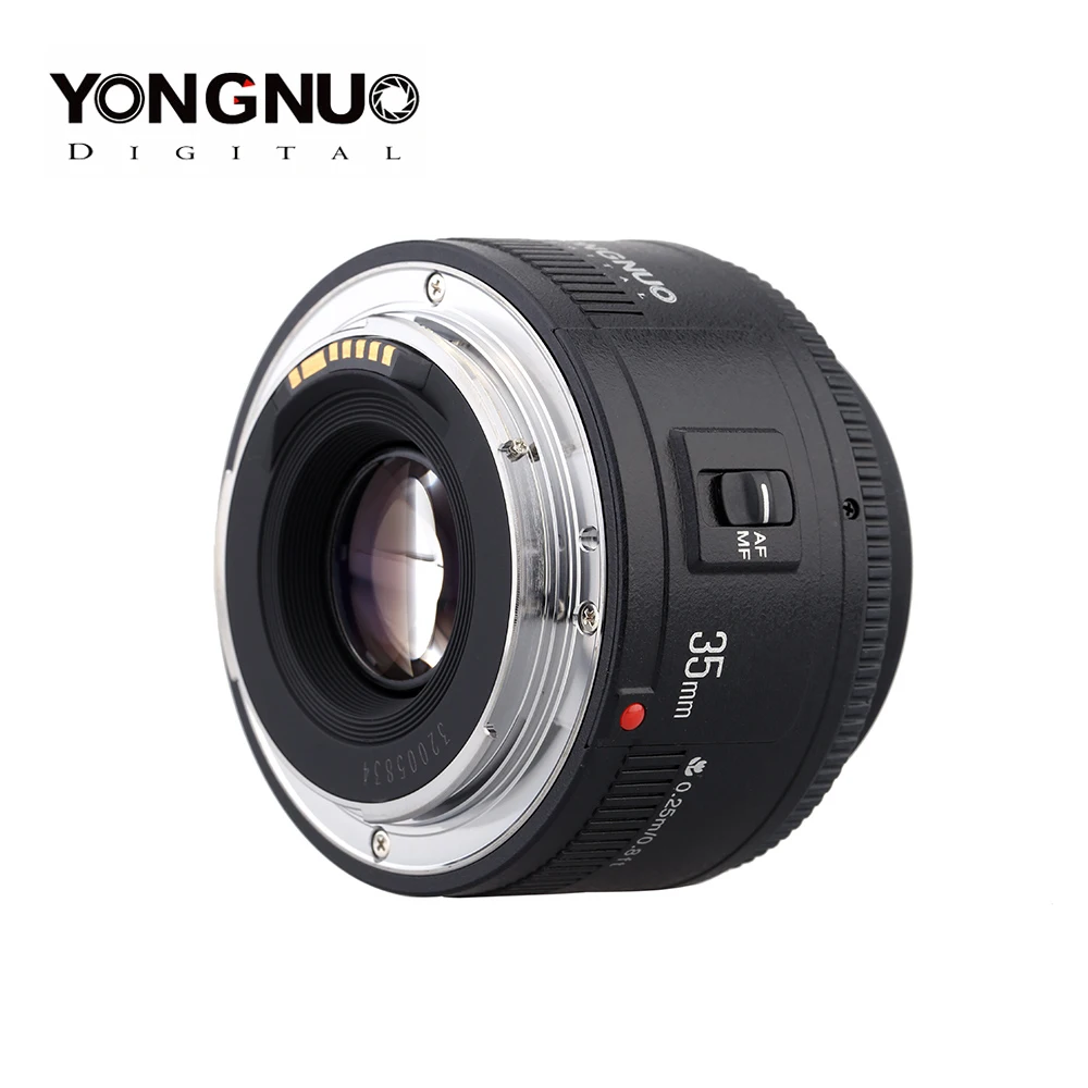Yongnuo 35 мм YN35mm F2.0 широкоугольный фиксированный/основной объектив с автофокусом для Canon широкоугольный фиксированный объектив с автофокусом 60d 5DII 5D