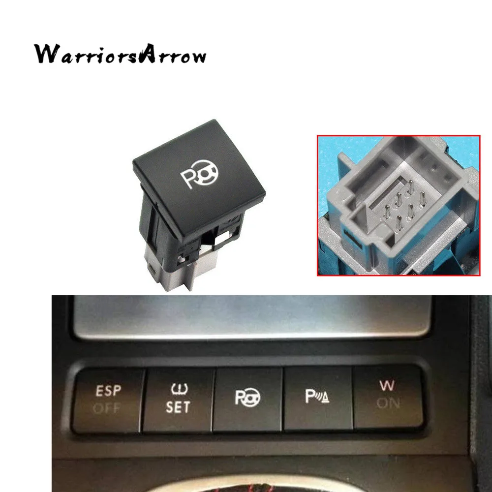 Регулирующая кнопка для парковки WarriorsArrow OPS 6 Pin VW Golf Mk6 2009 2014 Caddy EOS Touran 1TD927123