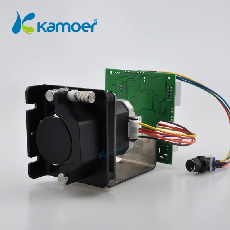 Миниатюрный Перистальтический Насос Kamoer KCS с шаговым двигателем 12 В/24 В