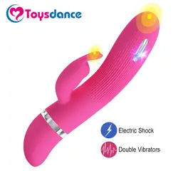 Взрослый интимные игрушки для женщин силиконовый массажер вибратор с функцией электрическая стимуляция 7 скоростей вибратор оргазм