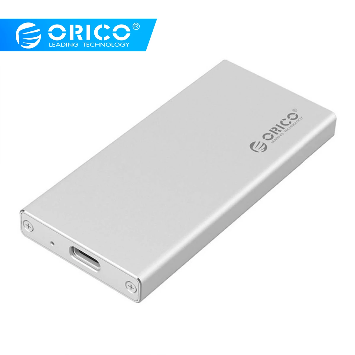 ORICO Алюминиевый USB C для mSATA SSD чехол USB3.1 mSATA жесткий диск Корпус SuperSpeed для Windows/Linux/Mac