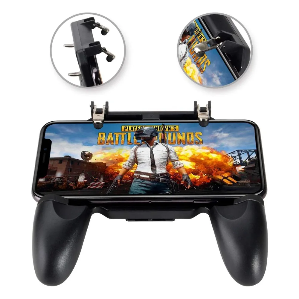  For PUBG mobile phone controller gamepad with real triggers and unconnected physical keys for 4.5~6