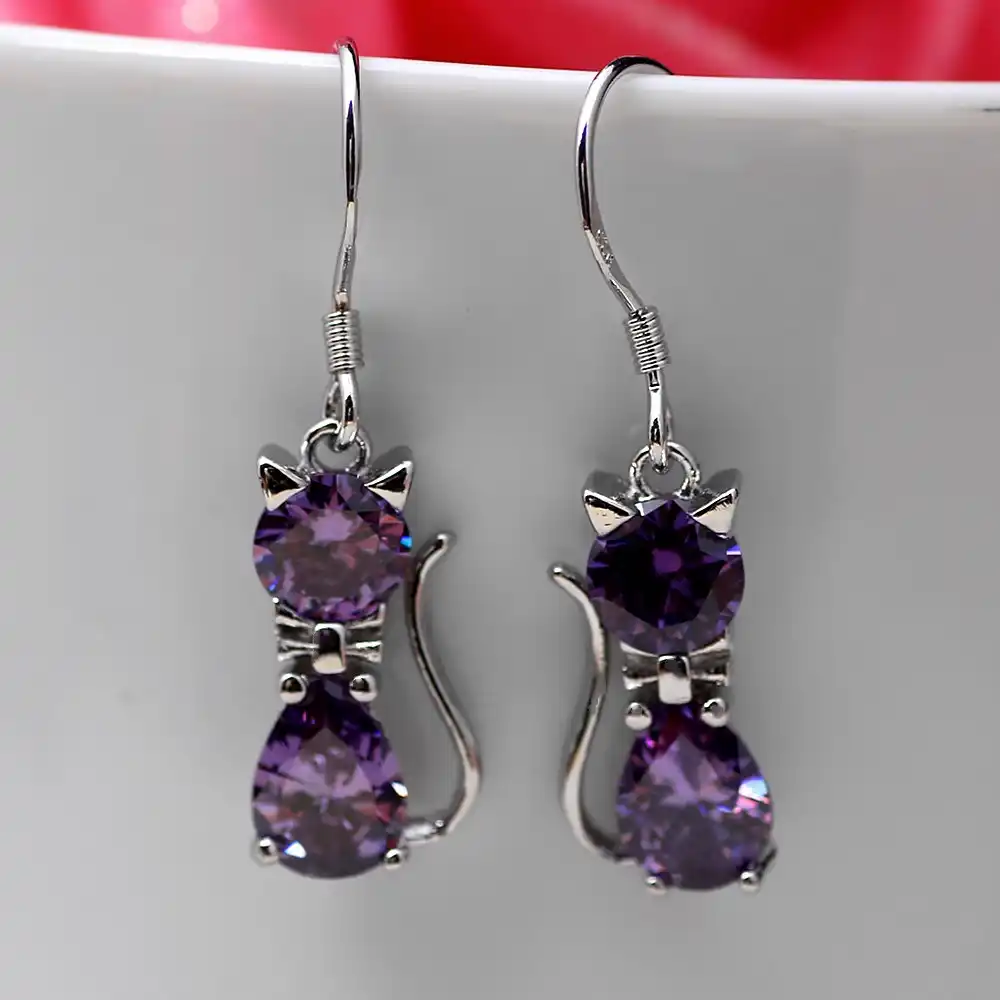 2017 винтажные ювелирные изделия Изысканный 925 стерлингового серебра серьги Современные Красивые Висячие серьги женский Шарм Подвески ER-078