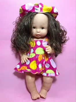 

[TOP] Simulation fashion 39cm Blink eye , take a bath shower doll model Action Figures Soft Reborn Baby Dolls girl gift