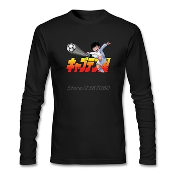 

Captain Tsubasa T Shirt Long Sleeve Men T Shirt Summer Resilient Cotton Crewneck Men Shirts