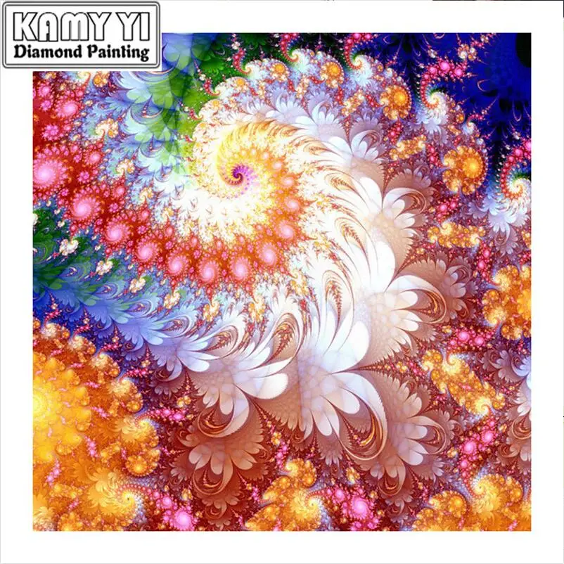 Полный квадрат дрель 5D DIY Алмаз вышивка фантазийный цветок алмазов картина