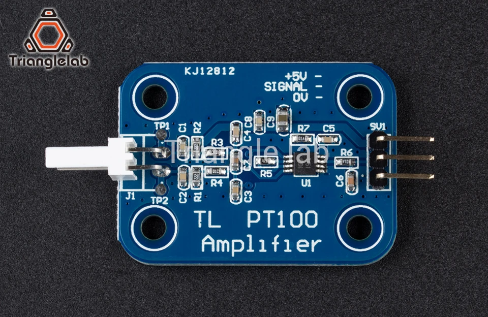 Trianglelab 3d принтер Часть PT100 Плата усилителя для более высоких температур для E3D V6 HOTEND PT100 датчик