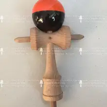 100 шт ПУ краска Половина части четыре клуба игры мяч навыки с мечом нефрит меч мяч kendama