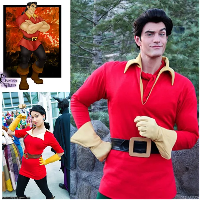 Custom Made Beauty and the Beast Costume Gaston Outfit Costume Cosplay Audlt Halloween Party