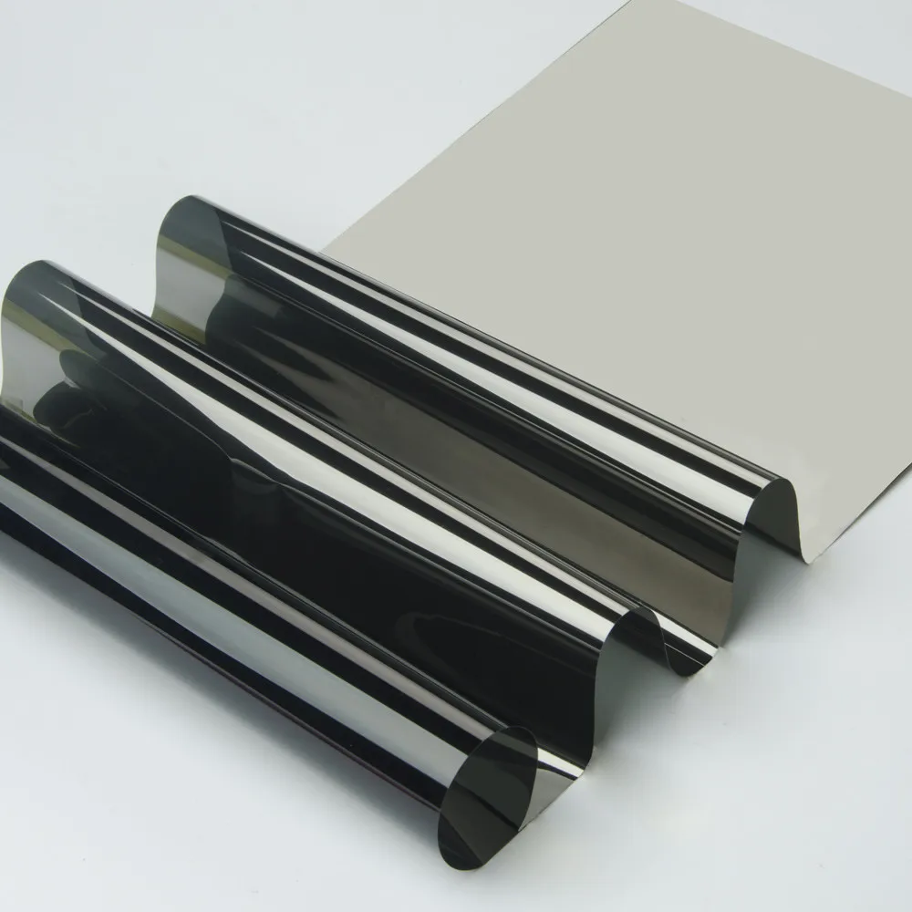 Cheap One way mirror Window Tint silver&Black tint for Car Home Office Glass Scratch Resistant Film privacy and heat reduction film