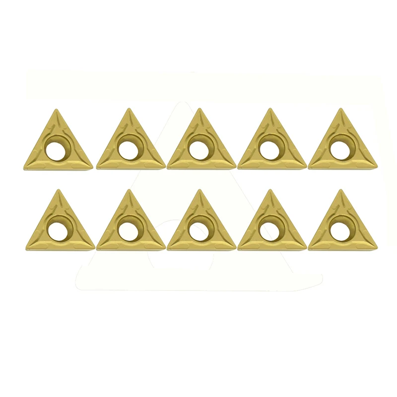 10PCS Carbide Insert Internal Turning Tool Carbide Internal Threading Inserts Lathe Cutter for TCMT110204 US735