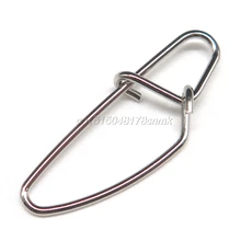 Minfishing 50 шт./лот Рыбалка щелкает поворотный Нержавеющая сталь приспособления для рыбалки рыболовные снасти