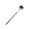 hot 1pcs Dental Mirror Dentist Stainless Steel Handle Tool for Teeth Cleaning Inspection 13.2cm x 0.6cm