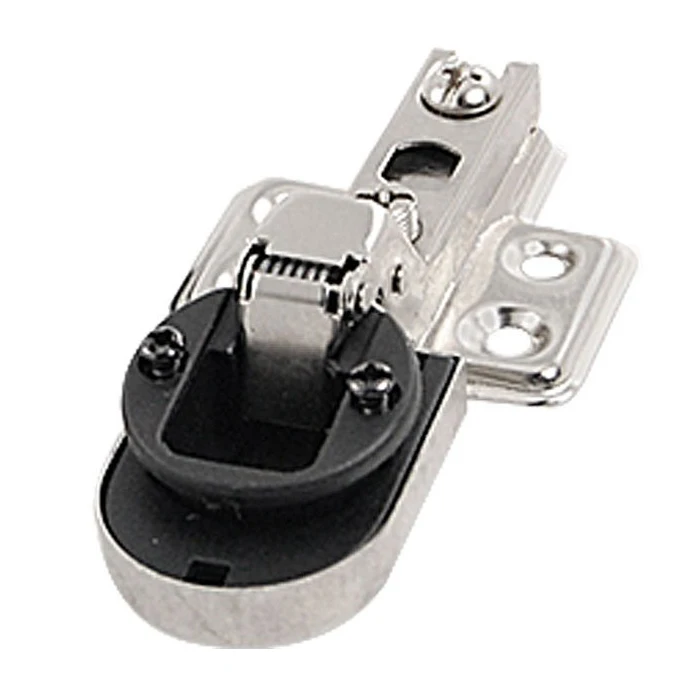 NFLC Pair 1" Plastic Cup Glass Door 90 degree Angle Concealed Hinge