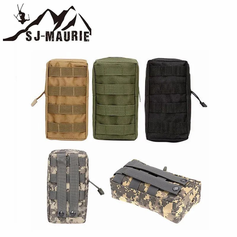 Мужской Тактический кошелек Molle, маленький карман, военные аксессуары, походная Сумка для кемпинга, охоты, поясная сумка - Цвет: 01
