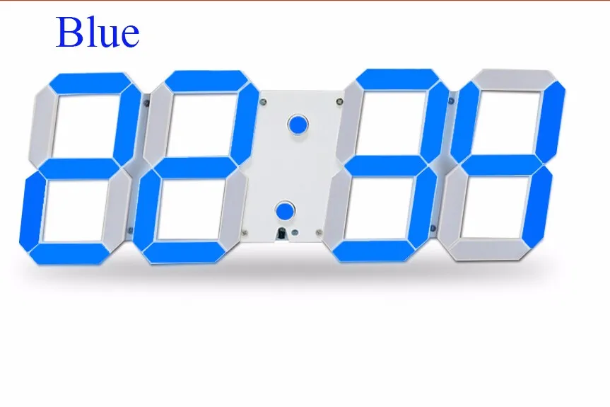 Promotion! Large Led Wall Clock Home Design Show Time Temperature On The Wall In The Living Room Digital Clock for Home Decor (4)
