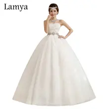 Свадебные платья с кристаллами Модное Элегантное бальное платье с большим бантом свадебные платья с рукавами кружевное бальное платье без бретелек Русалка