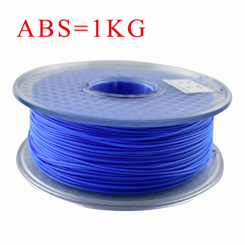 Weiyu,, 3D печатная нить PETG/ABS/PLA, 3D нить PETG, материал 1,75 мм, 1 кг, 3D нить PETG с высокой прочностью - Цвет: Blue ABS