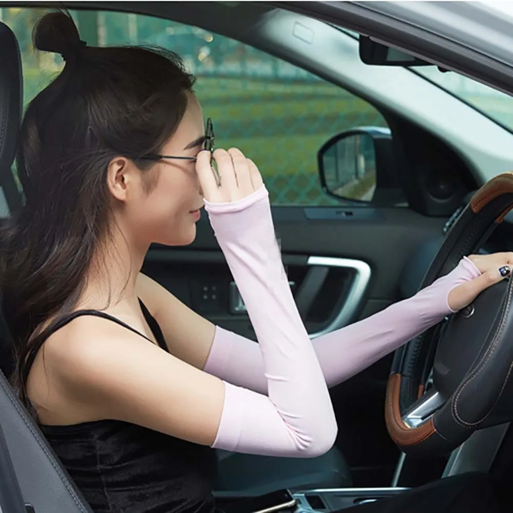

Arm Warmers 1 Pair Cooling Athletic Sport Skins Arm Sleeves Sun Protective UV Cover New Outdoor Sport Running Cycling