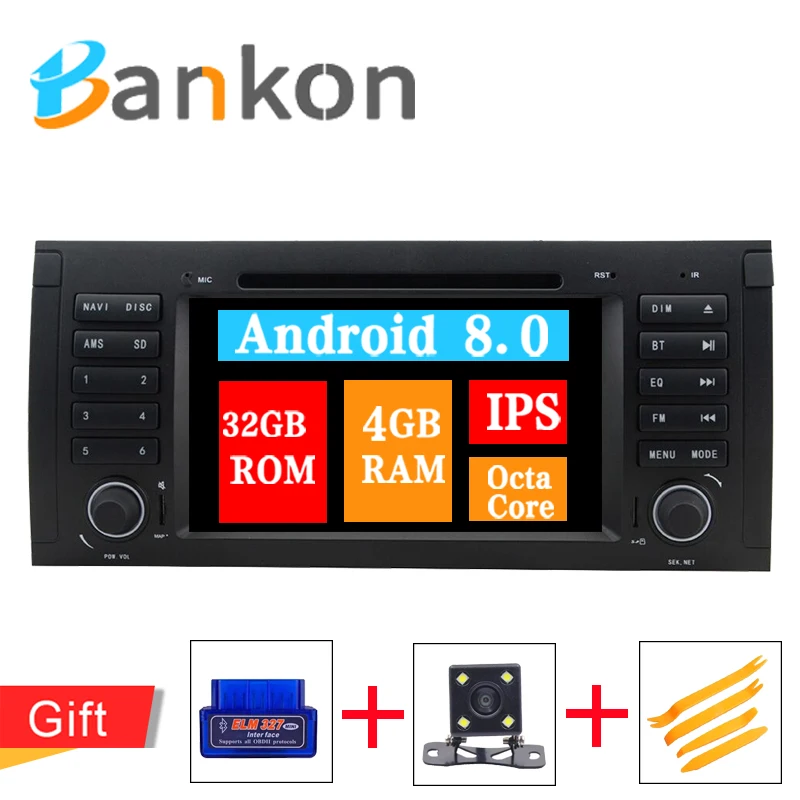 

Octa Core Android 8.0 Car GPS Navigation For BMW E39 E38 E53 M5 X5 5 Series In Dash Radio DVD Player 4G/WiFi/OBD2/DAB+/DTV/TPMS