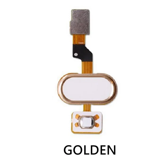 Для Meizu M3S кнопка Home сканер отпечатков пальцев Сенсорный ID сенсор гибкий кабель Замена для MEIZU M3S кнопка ключ Y685Q Y685M Y685H - Цвет: Золотой
