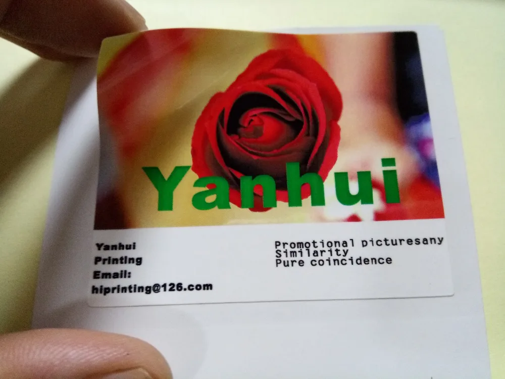 

label sticker printing/ 2 designs each 1000pcs