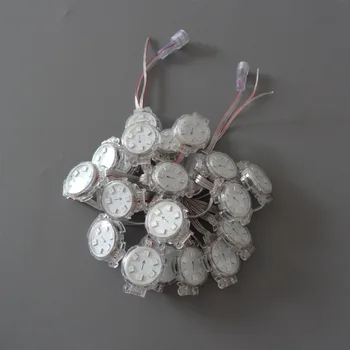 

200pcs SM16703 D40B DC24V 5050 RGB SMD 6LEDS 40mm Pixel LED Module Light IP65 RGB led pixel RGB lamp transparent/milky cover