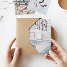 1 комплект закладки 30 обычных почтовые карточки