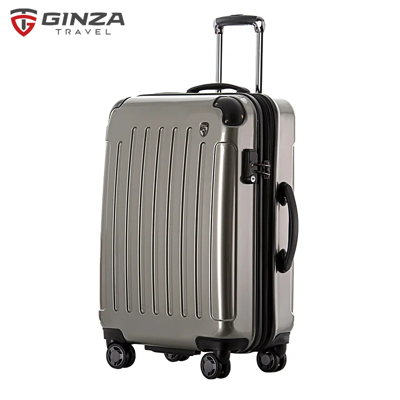24 inch Rolling Luggage Free Shipment Zipper Closure Cheap Suitcase