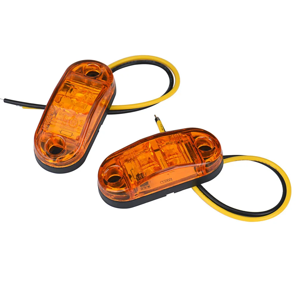 2x12 v  24 v Tow Truck Side Marker Light LED Submersible Lamp  (4)